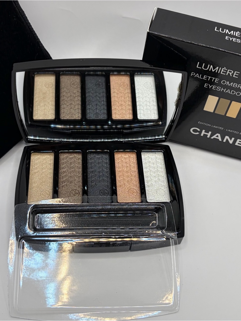 CHANEL Lumière Eyeshadow Palette – Neutral Warm 5-Color Set
